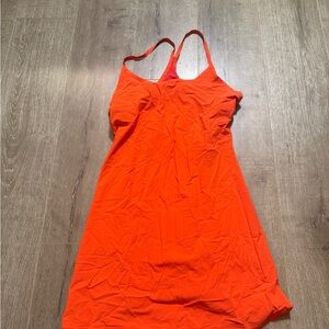 Outdoor Voices Orange Tennis Dress